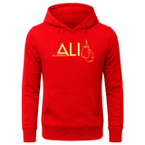 Sweat boxe Mohamed Ali de couleur rouge