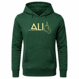 Sweat boxe Mohamed Ali de couleur vert