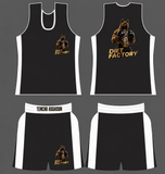 Tenue de boxe amateur personnalisée pour Diet Factory