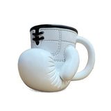 Tasse gant de boxe blanc
