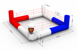 Ring de boxe gonflable tricolore - qualité premium