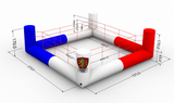 Ring de boxe gonflable tricolore - qualité premium