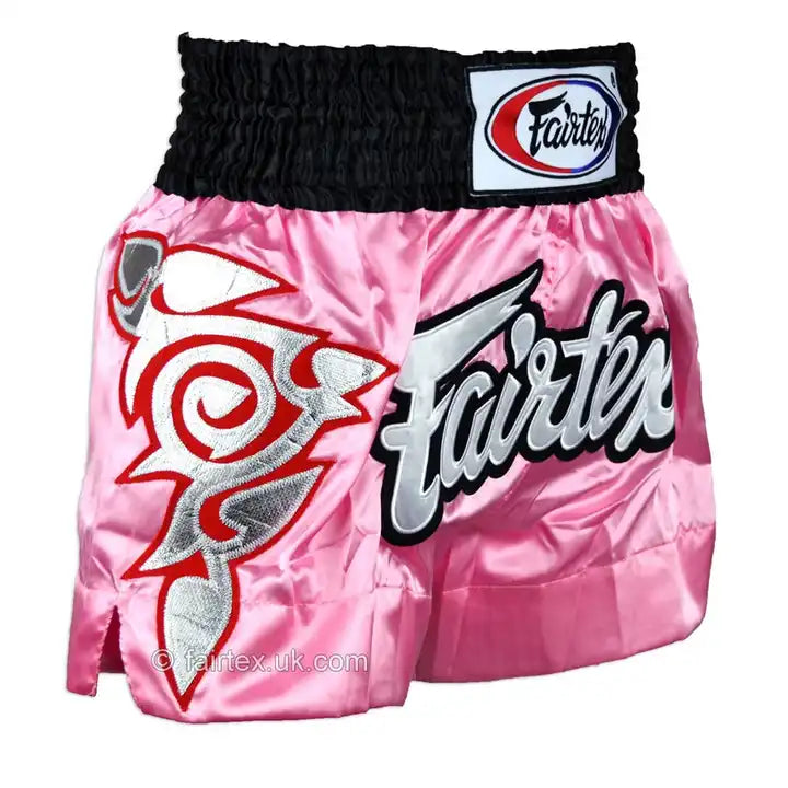 Short boxe FAIRTEX (Rose) | Esprit-boxe.com & Esprit-Boxe.com