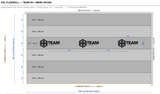 Plan de calepinage des rouleaux de sol (type flexiroll) pour un club de MMA