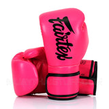 Gants de boxe FAIRTEX (couleur rose)
