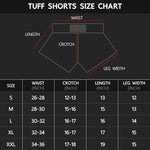 Guide des tailles pour shorts boxe