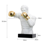Sculpture Boxeur (dimensions)