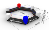 Ring gonflable hexagonal esprit boxe