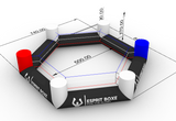 Ring gonflable hexagonal esprit boxe
