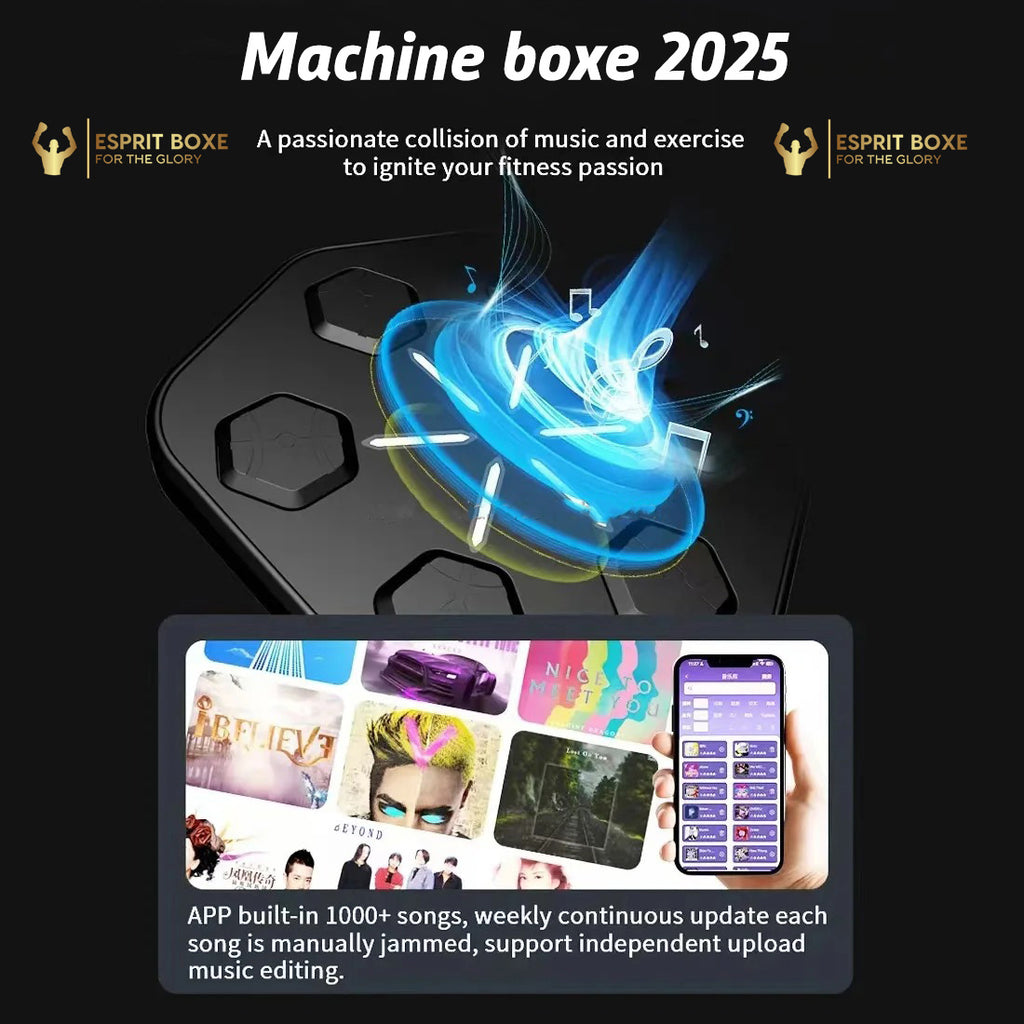 Machine boxe musicale 2025 &