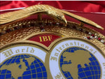 Ceinture boxe IBF, qualité excellente