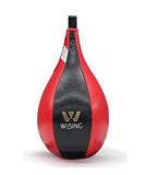 Poire de vitesse boxe Wesing coloris rouge et noir, panneaux contrastés