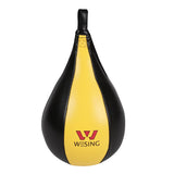 Poire de vitesse boxe Wesing coloris jaune et noir, panneaux contrastés