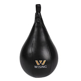 Poire de vitesse boxe Wesing coloris noir, vues avant et arrière