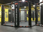 Cage MMA posée directement au sol