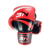 Gants de boxe 3N rouge, cuir PU