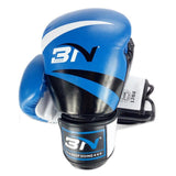Gants de boxe 3N bleu, cuir PU