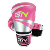 Gants de boxe 3N rose, cuir PU