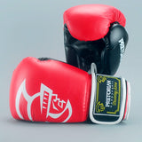 Gants de boxe Pretorian rouge, cuir PU