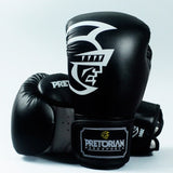 Gants de boxe Pretorian noir, cuir PU