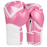 Gants de boxe Laststand rose, cuir PU