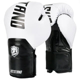 Gants de boxe Laststand blanc, cuir PU