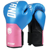 Gants de boxe Laststand bleu et rose, cuir PU