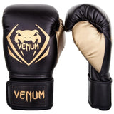 Gants de boxe Venum noir et or