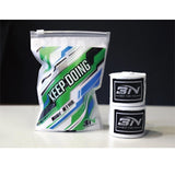 Set de 2 bandages de boxe premium avec pochette, coloris blanc