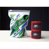 Set de 2 bandages de boxe premium avec pochette, coloris rouge