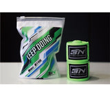 Set de 2 bandages de boxe premium avec pochette, coloris vert