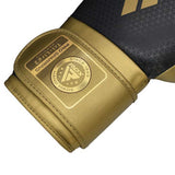 Gants de boxe RDX (Pro Sparring Gold) - velcro