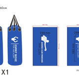 Sac de frappe personnalisé de couleur bleue