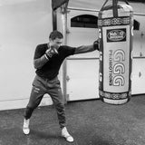 Gennady Golovkin s'entraînant sur le sac GGG