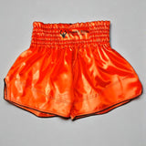 Short esprit boxe de couleur orange