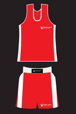 Tenue de boxe anglaise amateur (rouge)