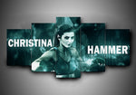 Tableau boxe Christina Hammer (5 pièces)