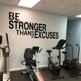 Stickers citation motivation BE STRONGER THAN YOUR EXCUSES