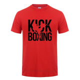 T shirt Kick Boxing (rouge et noir)