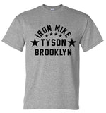 T shirt Mike Tyson Brooklyn, couleur gris
