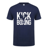 T shirt Kick Boxing (bleu marine)