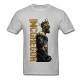 T shirt Conor McGregor 2023, couleur gris clair