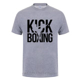 T shirt Kick Boxing (gris et noir)