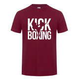 T shirt Kick Boxing (bordeau)
