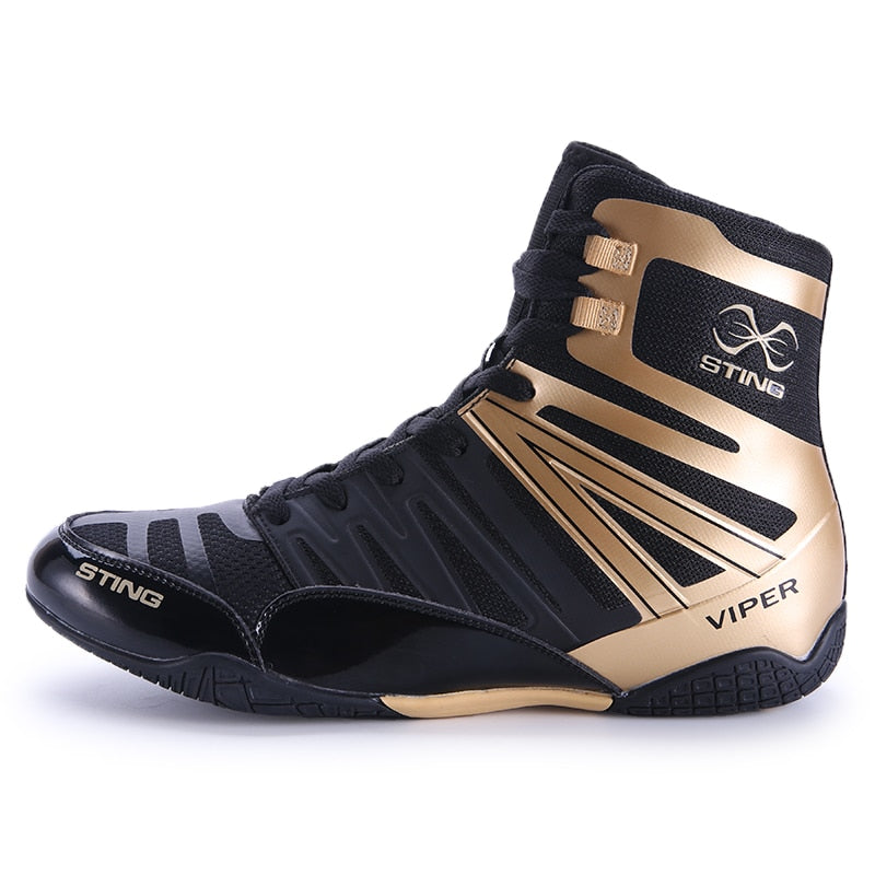 Chaussures De Boxe Montantes Hommes/Femmes - Bottines Cuir Synthétique Pour Combat, Entraînement, Musculation - 2
