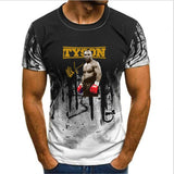 T shirt boxe Mike Tyson (couleur blanc)