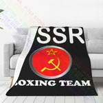 Couverture Boxing URSS, sur canapé