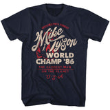 T-Shirt Mike Tyson World Champ 86