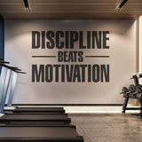 Stickers Discipline beats Motivation