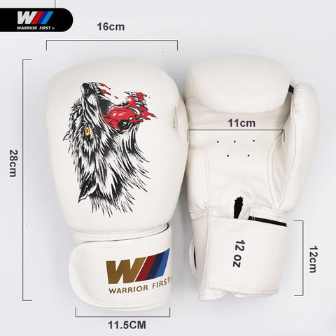 GANTS DE BOXE WARRIOR BLANC